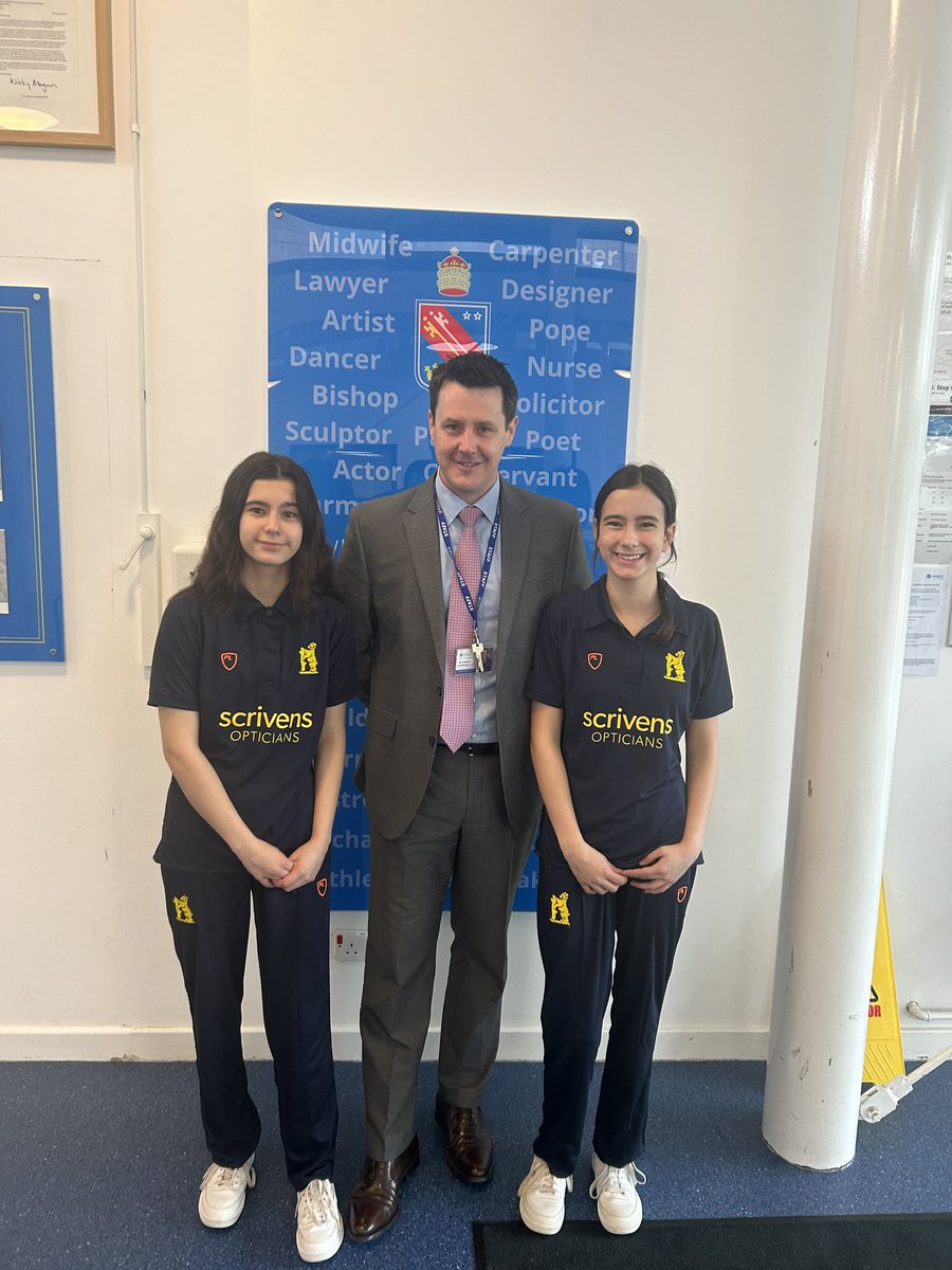 Good luck to our two wonderfully talented year 8 pupils who have been selected to represent Warwickshire Cricket Team this year! They have their first game this weekend go Bears! @WarwickshiCCC @englandcricket