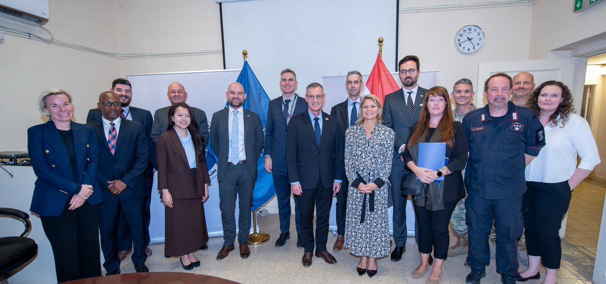 On 2 May, NMI chaired the Security Coordination Group Executive Steering Committee, with representatives from the Government of Iraq, EUAM, UNAMI, UNDP, CJTF-OIR, OSC-I, EU Delegation and UK Embassy. #workingtogether4iraq #natomissioniraq #WeAreNMI #WeAreNATO #strongertogether