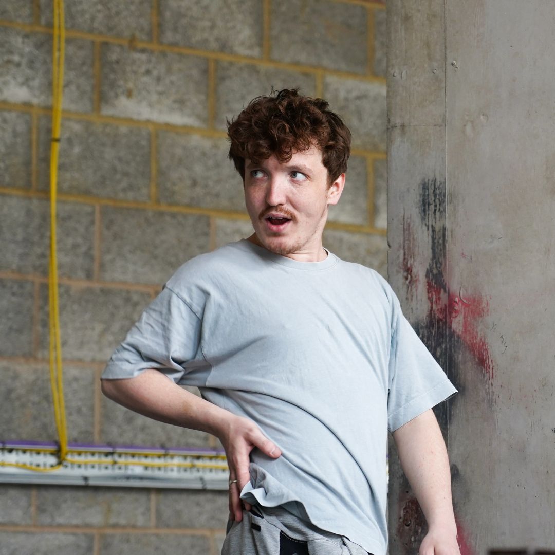 Friday feeling ✨ in the rehearsal room for The Great Privation: how to flip ten cents into a dollar.

3 performances sold out so far and we're still 2 weeks out. BOOK. THOSE. TICKETS. FRIENDS. 🎟️ 

➡️ Opening 14 May
📸 Sami Sumaria 
🔗 theatre503.com/whats-on/the-g…