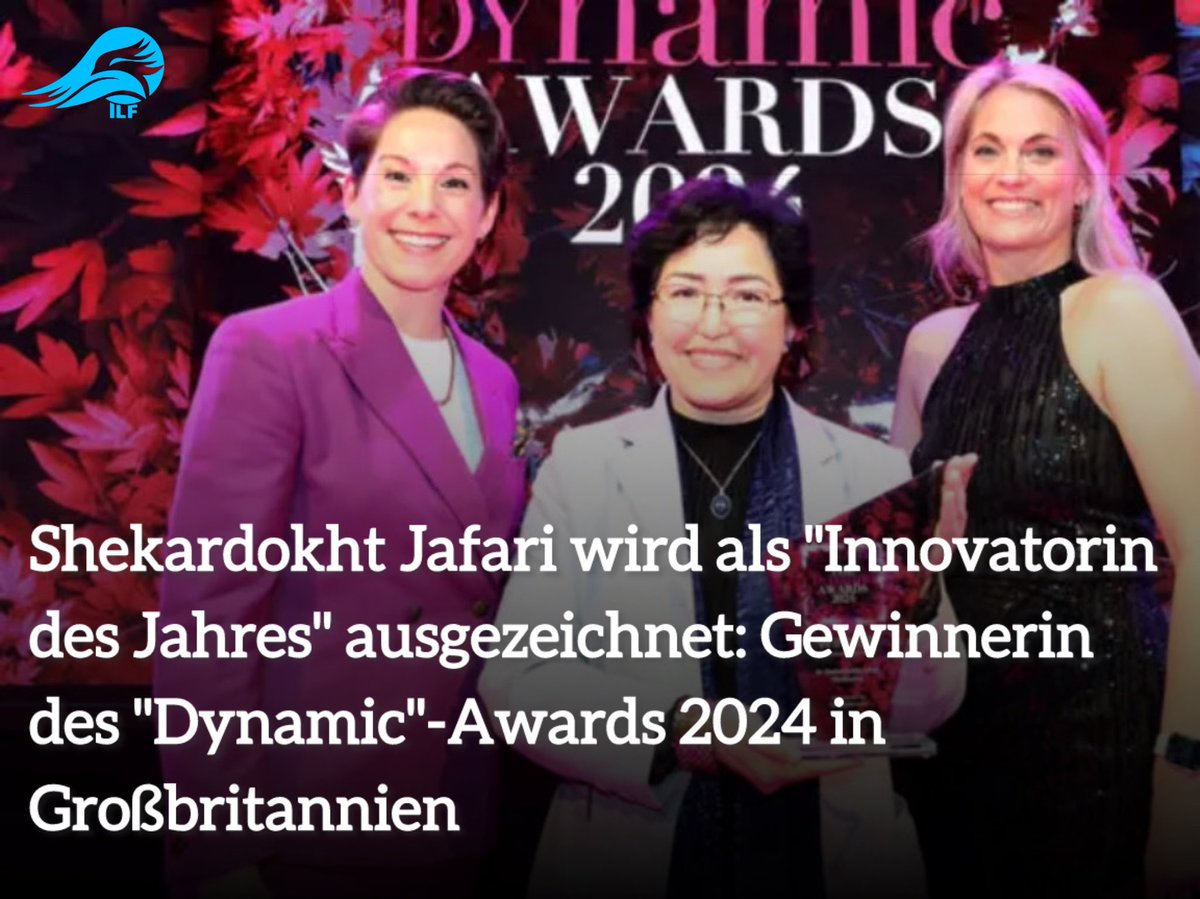 Shekardokht Jafari, die Erfinderin und erste medizinische Physikerin Afghanistans, wurde 2024 in Großbritannien mit dem 'Dynamic'-Award als Innovatorin des Jahres ausgezeichnet. Frau Jafari äußerte sich am 1. Mai auf Facebook erfreut über diese Anerkennung.

Wir möchten Frau