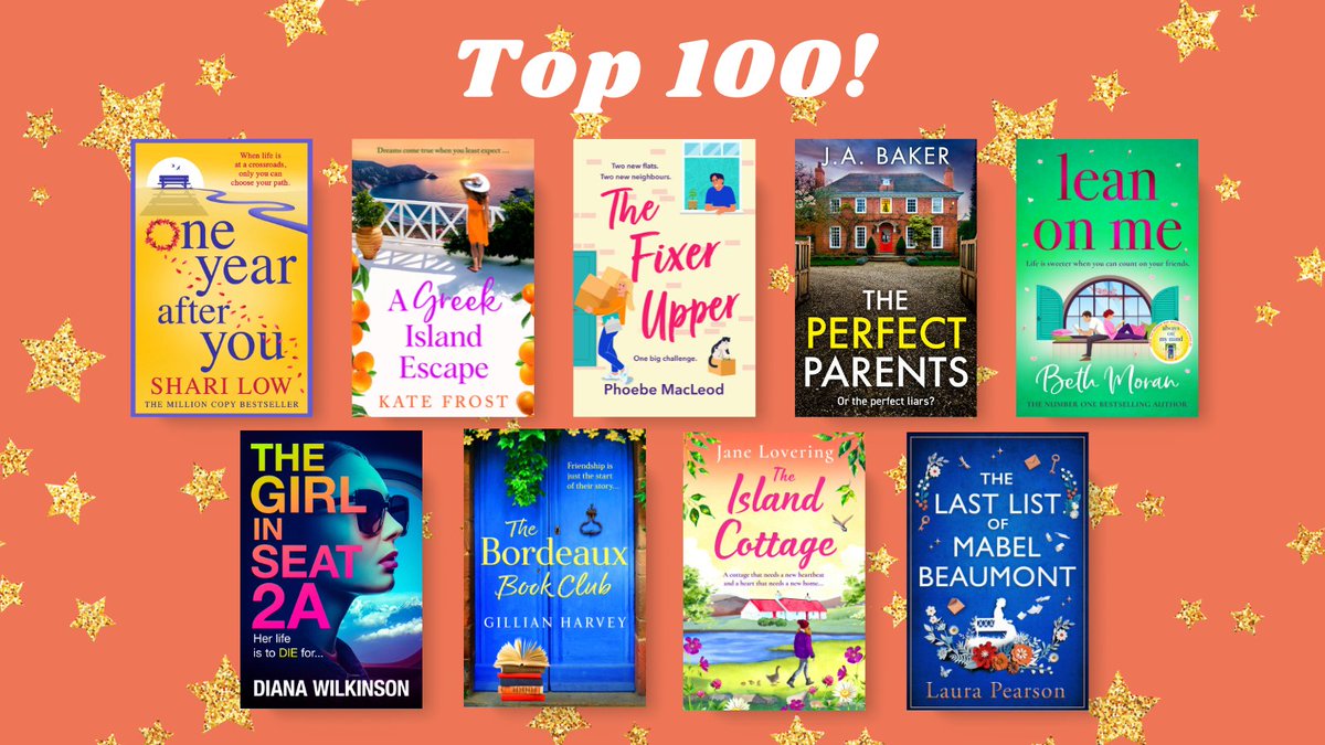 ⭐️ 9 IN THE TOP 100 ⭐️ 9 of our books are in the Kindle Top 100! 🎉 Congrats @ShariLow, @katefrostauthor, @macleod_phoebe, @thewriterjude, @bethcmoran, @DiWilkinson2020, @GillPlusFive, @JaneLovering and @LauraPAuthor!