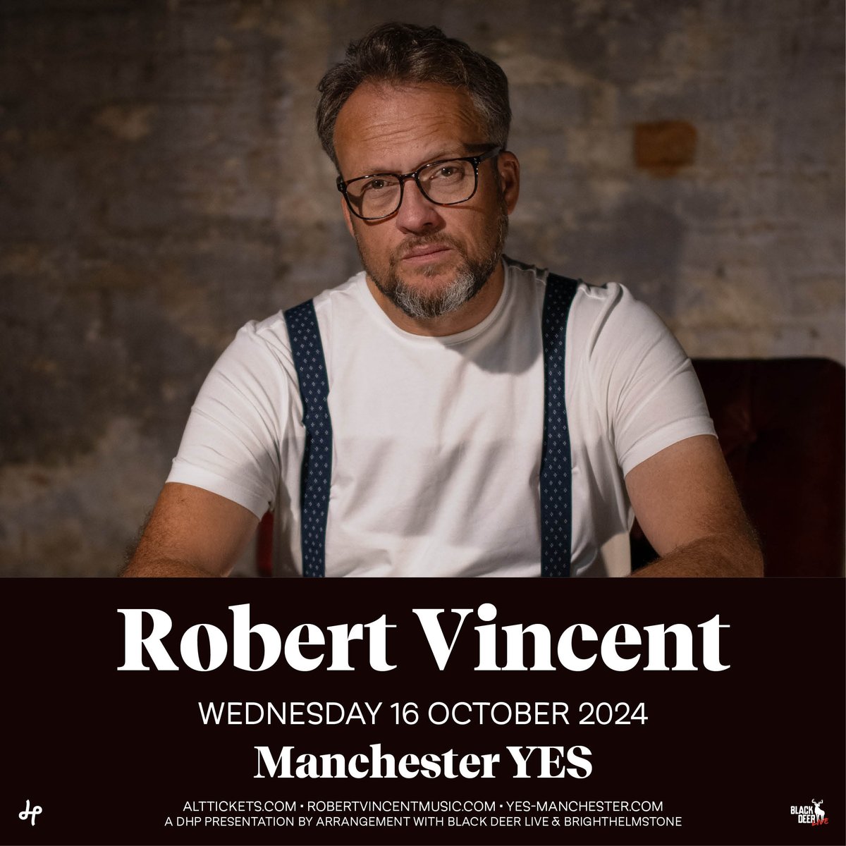Maintaining his status as one of the most acclaimed voices in the UK Americana scene, @RobVincentMusic has just announced a show at @yes_mcr in Manchester on 16th October! Tickets on sale Tuesday at 10am, set a reminder now: tinyurl.com/bdd8df4e