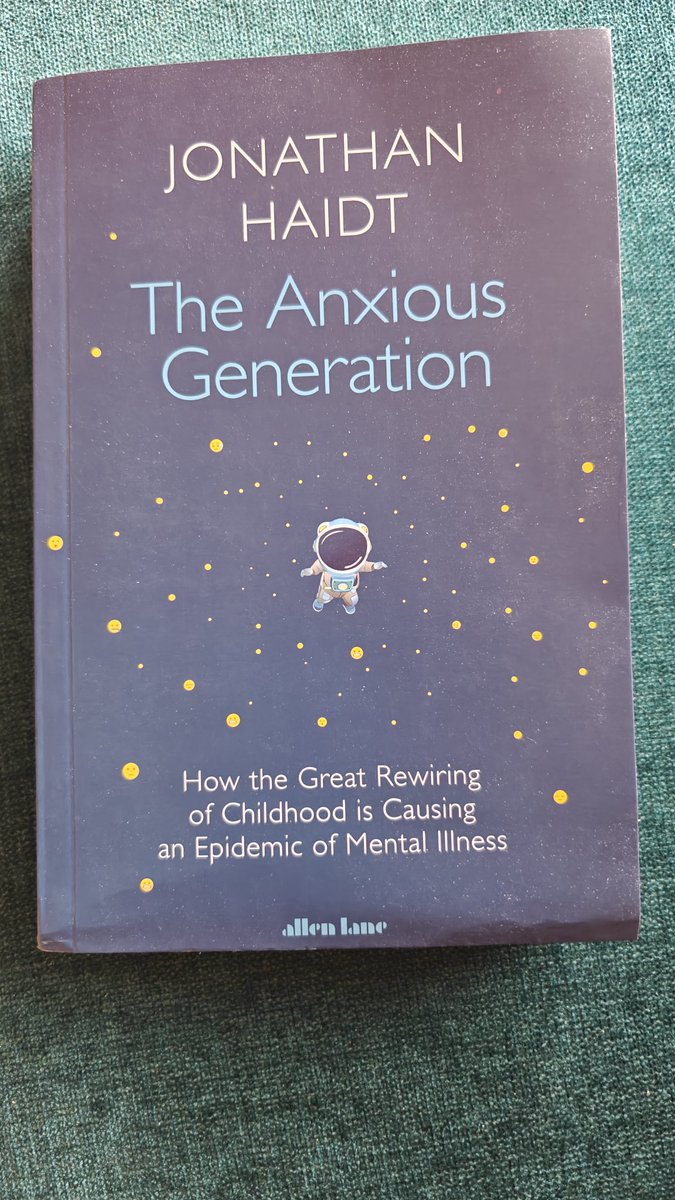 How is social media & always on #digital era shaping our young?
And it's implications.
Have seen tell tale signs all around having spent some time trying to understand them.
Look fwd to diving deeper & reading #TheAnxiousGeneration
By #JonathanHaidt #GenZ #GenAlpha #mentalhealth