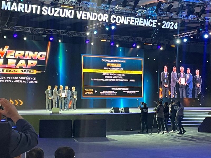 We're thrilled to announce that HARMAN Automotive has been honored with the OVERALL PERFORMANCE award by @Maruti_Corp India Limited at the Vendor Conference in Antalya, Turkey! 🏆