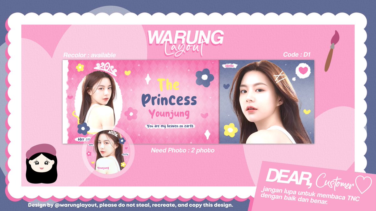 warunglayout's tweet photo. — help rt thank you ❤️

Hi guys boleh tolong ospekin calon template baruku? sudah aman belum ya, kalau ada kesamaan dengan BA lain bisa DM 🙇🏻‍♀️ btw kalian suka yang mana nihh 🤏🏻 untuk range harganya 140-160 apakah sudah pas? Terimakasih

#zonauang #zonaba https://t.co/aoAXHWEWvo