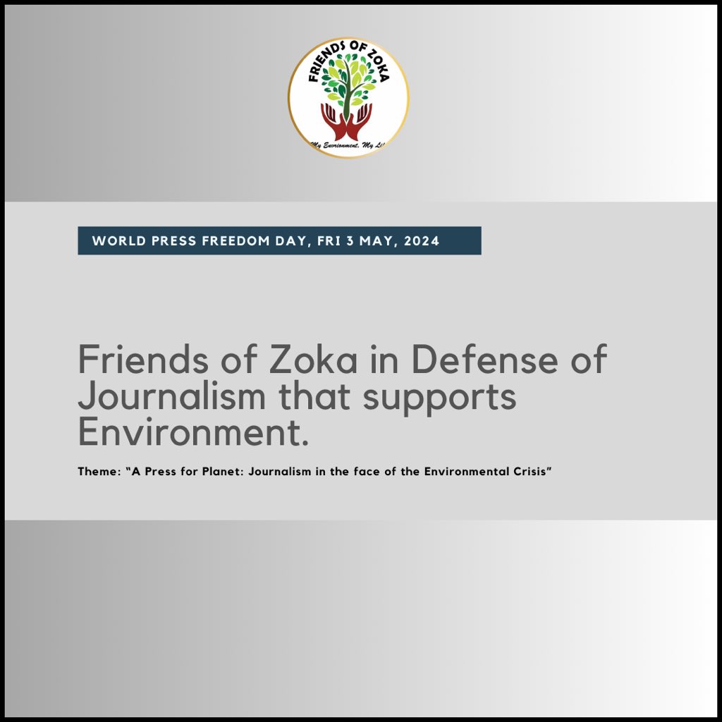Today we are in solidarity with Journalism. May, 3rd is World Press Freedom Day, it is a day to reflect and re-commit to supporting Media Freedom as a critical pillar to open Society. We commit to protect Journalism that supports Environment. @AfricanIIJ @HRNJUganda