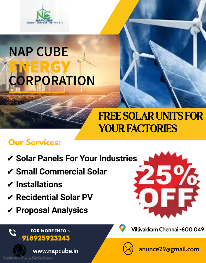 #solar #solarunits #solarenergy #solarpv #chennai