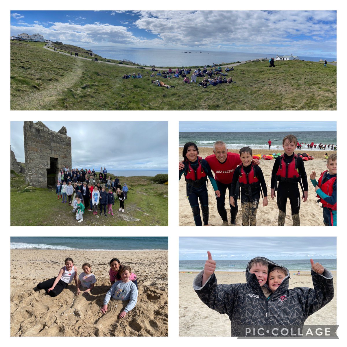 Exploring Cornwall's coastal wonders with Yr5  was an unforgettable adventure! From the stunning views at Land's End seeing dolphins to thrilling water sports at Carbis Bay and fun-filled beach time at Porthcurno, we made memories to last a lifetime. 🌊☀️"