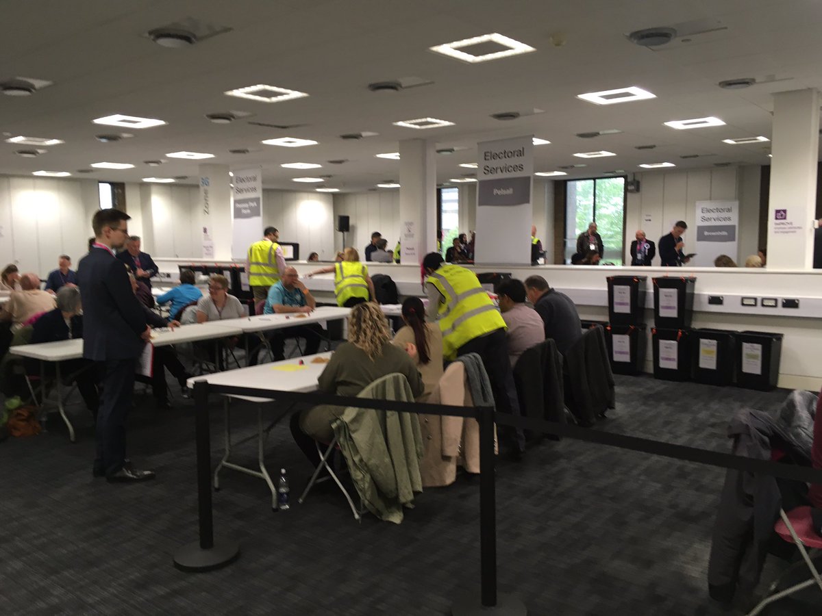 I’m at @WalsallCouncil for the big Local Election count. 20 seats are up for grabs. I’ll be live tweeting the results as they come. Stay tuned… #LocalElection #LDReporter