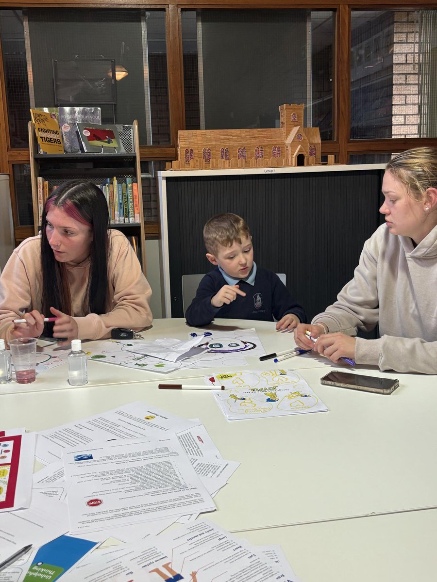 Over the last couple of weeks our Take Time Families group has been discussing things we would like to learn and do over the rest of the year and our young people have been looking at Emotions and the people they have to support them ☺️💭⌛️ @VickiAndrew3