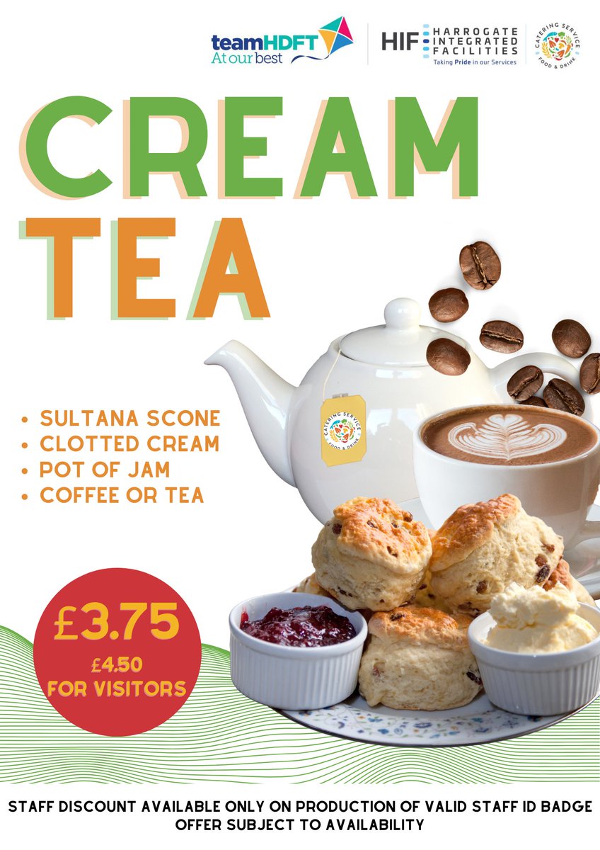 We are proud to present our new Cream Tea meal deal, launching today!
