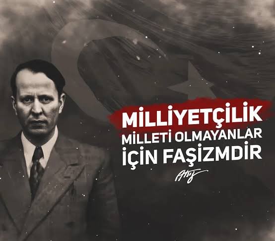 Haritalarda ırkımızın yaşadığı yerlere baktık, milletimize fenalık edenleri tarihte okuduk ve milli kini ateşten damgalar gibi kalbimize yazdık.
Bundandır yediğimiz Faşist damgası 
Kimse arpa ekip buğday biçmeyi beklemesin