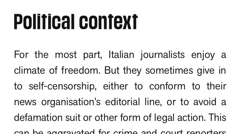 Sull’Italia che indietreggia nella classifica della libertà di stampa, quel che mi fa arrabbiare di più è questo.