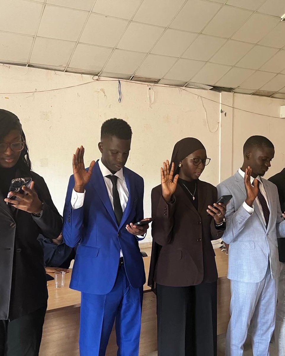 Grateful and honored to take the oath as Finance Minister of the Debate Association at the University of The Gambia. Ready to balance budgets and champion financial literacy #UTGDA #UTG