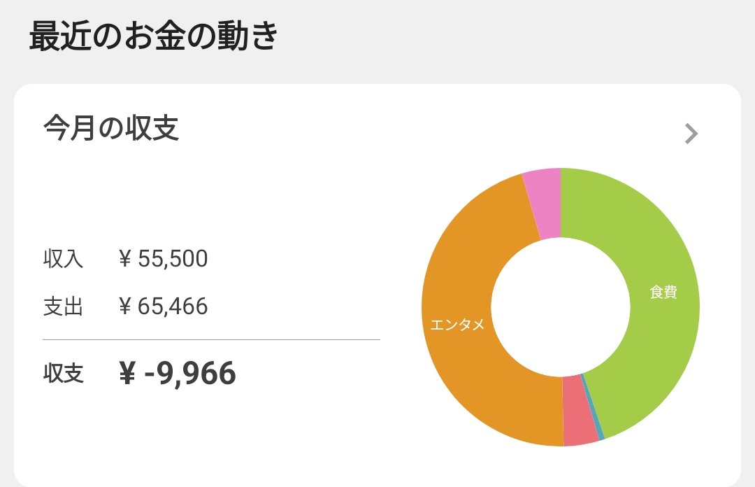 出費の半分を東方が、残り半分を変なパンが占めてるのほんとに美しすぎる