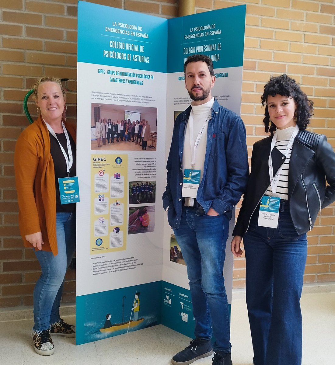 La historia del Grupo de Intervención Psicológica en Emergencias del Colegio Oficial de Psicología de Asturias presente en el #CNPsicoEmerxencias