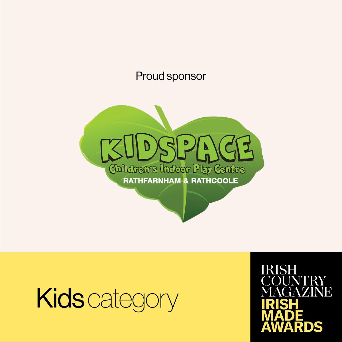 We are thrilled to announce @KidSpaceDublin as the sponsor of the Kids category in the #IrishMadeAwards2024

eu1.hubs.ly/H08W9wx0

#irishmade #kidspace #kidscategory #sp #ima2024
