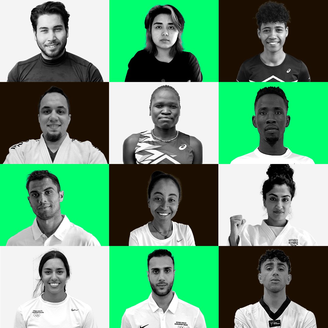 Meet the IOC @RefugeesOlympic Team @Paris2024! 36 athletes will represent the world's displaced population of over 100 million people. The team comes from 11 different countries of origin, and will compete in 12 different sports. More: olympics.com/en/paris-2024/…