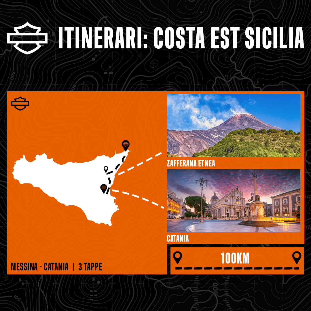 Scopri la bellezza della Sicilia in sella alla tua inseparabile compagna di viaggio, all'itinerario ci pensiamo noi 😎 Harley Davidson® Catania e Messina ti aspettano per iniziare e finire il tuo viaggio! #HarleyItalia #HarleyTravel #HarleyDavidson #FreedomMachine