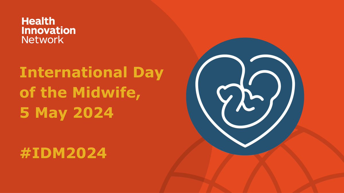 This Sunday is International Day of the Midwife. We'll be celebrating some of the amazing midwives who work across the Network. Join us and hear why innovation is so important to the sector #IDM2024