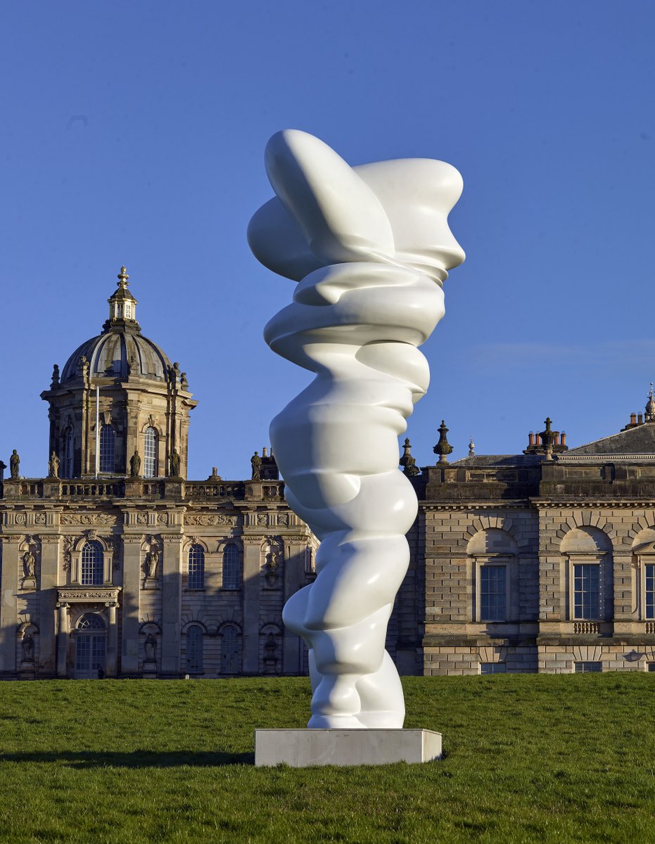 Internationally renowned sculptor Tony Cragg opens a landmark exhibition @CastleHowardEst. Large-scale metal and fibreglass pieces take over the space in what is the first contemporary art show held in this historic setting. Until 22 September. Book now: castlehoward.co.uk