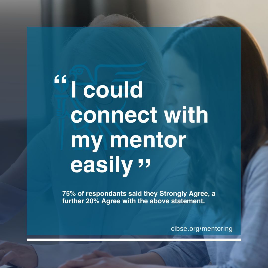 A mentor can help offer support and encouragement, providing feedback, developing confidence and helping find solutions to challenges. CIBSE Mentoring matches mentors and mentees based on expertise and skills. CIBSE members can register as a mentee at buff.ly/44n13je