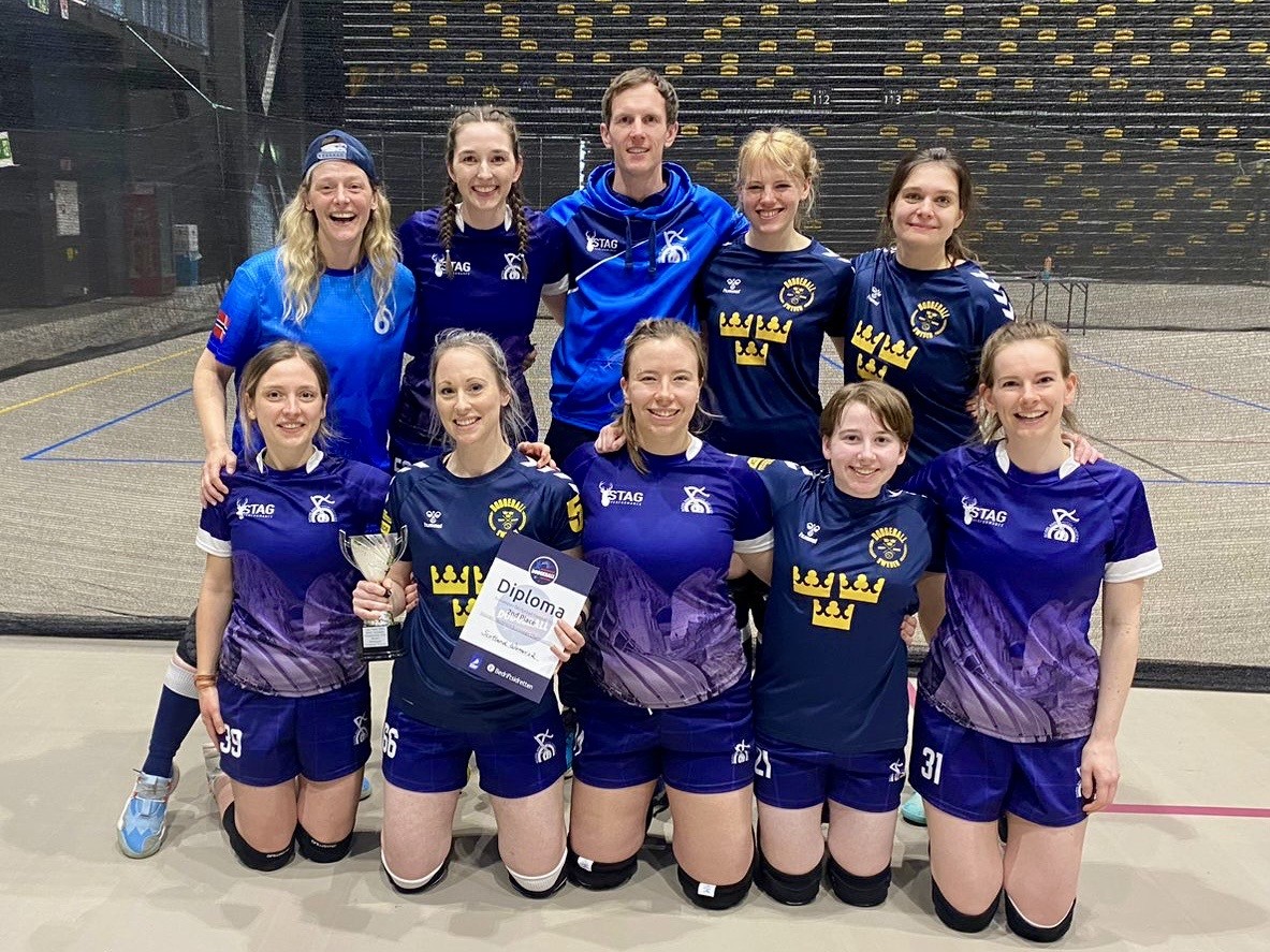 Massive congratulations to PhD student Jess Brook who was part of the Scotland Highlanders dodgeball team to win silver at the Northern European Dodgeball Championships in Norway recently. Especially impressive considering it was Jess's debut for the team!