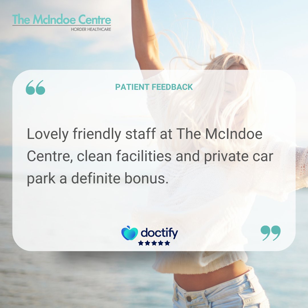🌟 Happy Feedback Friday! 🌟 

We are absolutely thrilled to share some incredible feedback from our wonderful patients at The McIndoe Centre 🙌 

🌐 ow.ly/OrEZ50RoV3O 
📞 01342 488057 
📧 info.mcindoe@horder.co.uk

#PatientFeedback #Healthcare