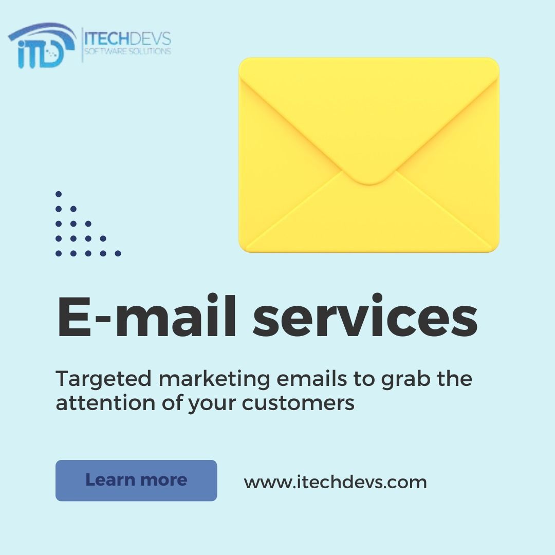 Your inbox, reimagined: simplicity meets productivity.

For More Information Contact us:
Email: Info@itechdevs.com

Don't forget to follow us at ITECHDEVS 

#EngageAudiences, #BoostSales, #MaximizeReach, #ConvertLeads, #BuildBrands, #DriveGrowth, #AchieveGoals