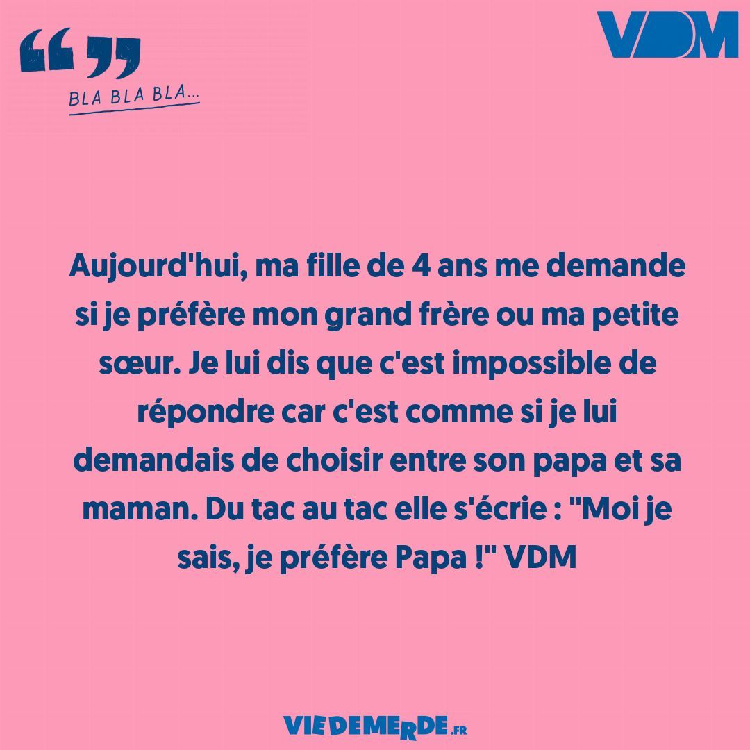 Partagez vos VDM ici : viedemerde.fr/?submit=1 et/ou téléchargez l'appli VDM officielle - viedemerde.fr/app