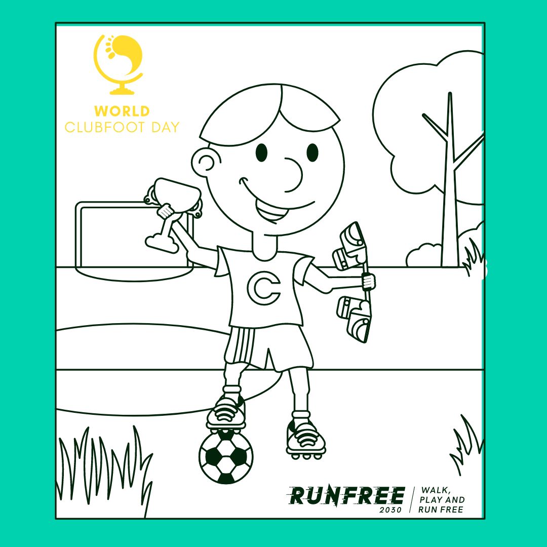 1 month to go until #WorldClubfootDay & the launch of #RunFree2030! 🖍 Grab our special colouring sheet. Share your creations with us & #WCFD2024. ow.ly/4r1Z50RteYu 📥 Get the World Clubfoot Day and RunFree2030 resource toolkit: globalclubfoot.com/newsletter-sig… #ColouringIn