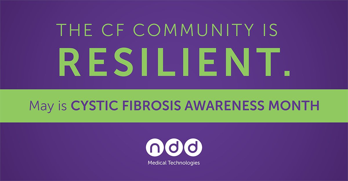 This month we also want to raise awareness for Cystic Fibrosis.

Learn more about the disease in our blog: nddmed.co/8w6j00

#ndd #CysticFibrosis #EarlyDiagnosis