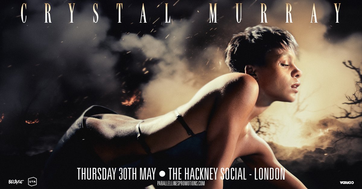 ON SALE: Ahead of the release of her highly anticipated debut album ‘SAD LOVERS & GIANTS’, @crystalmrr will play the #HackneySocial next month 💫 Snap up tickets 👉 livenation.uk/Pfc150Rs764
