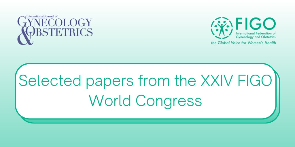 12 outstanding abstracts from FIGO World Congress 2023 Paris have been selected for publication in @IJGOLive special issue! 📚 These papers cover a fascinating array of topics and regions, showcasing the latest advancements in women's health worldwide. ow.ly/qGwI50RuVz4