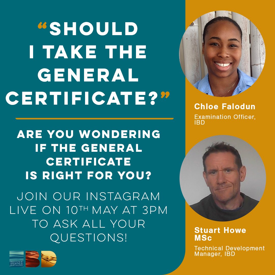Join us for our second #InstagramLive session! From insights on the Set For Success to details about the General Certificate exams process, we've got you covered. Tune in at 3pm on 10th May! Follow us on Instagram: instagram.com/ibdhq/ #QandA #learning #drinksindustry