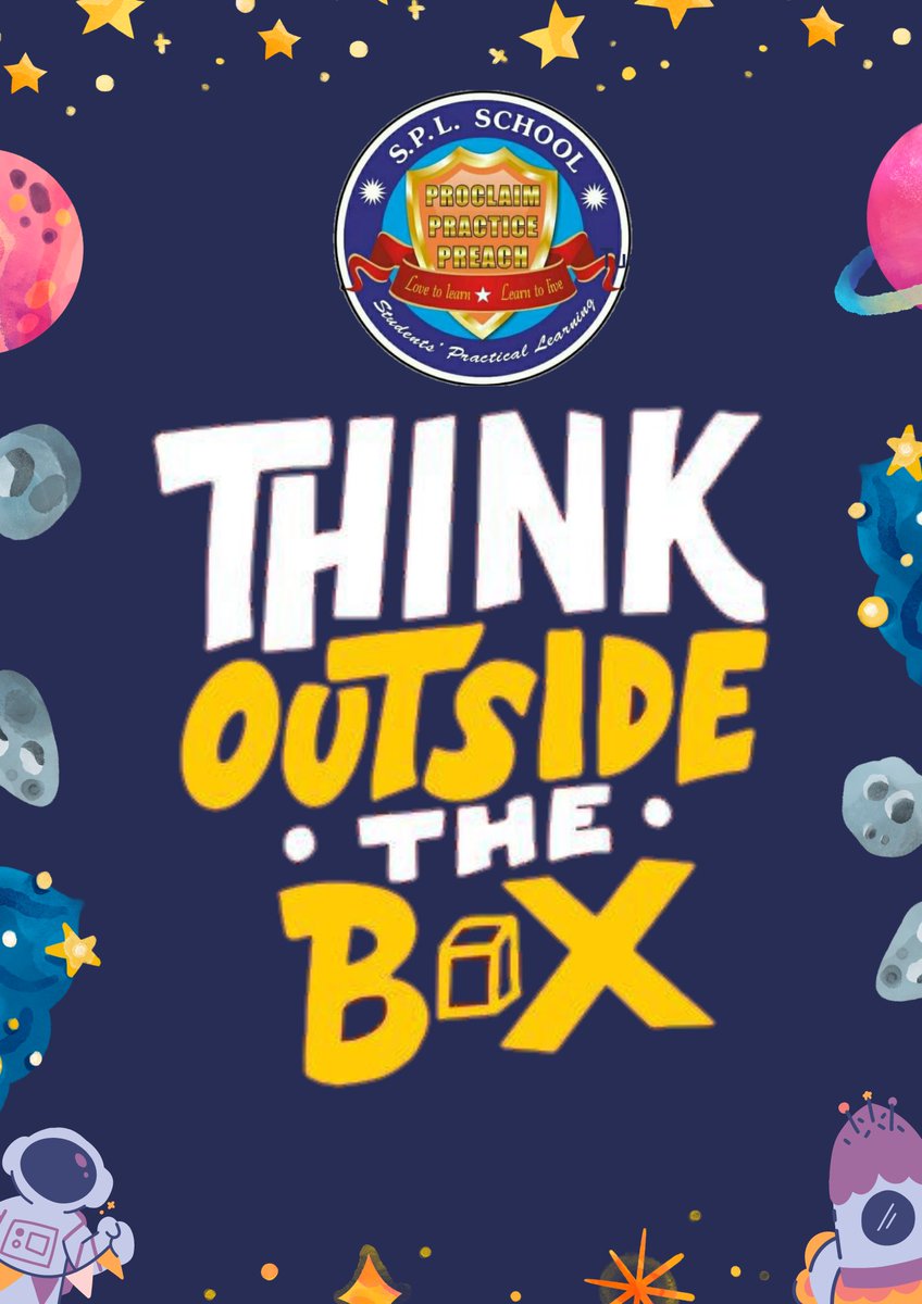 Think outside the box 📦 
.
.
#SPLSchoolAdmissions
#2024Admissions
#LoveToLearn
#LearnToLive
#EducationalVision
#EmpoweringStudents
#InclusiveEducation
#StudentSuccess
#FutureLeaders
#AdmissionOpen
#AcademicExcellence
#DiverseLearning
#SupportiveCommunity
#Enrollment2024
