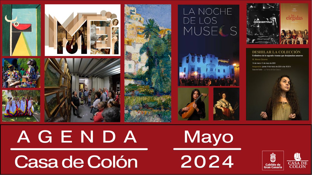 #MayoMuseos | Mayo es el mes de los museos, y en la Casa de Colón tenemos multitud de actividades preparadas para celebrar el #DIM2024 

Te dejamos toda la programación en este hilo 🧶