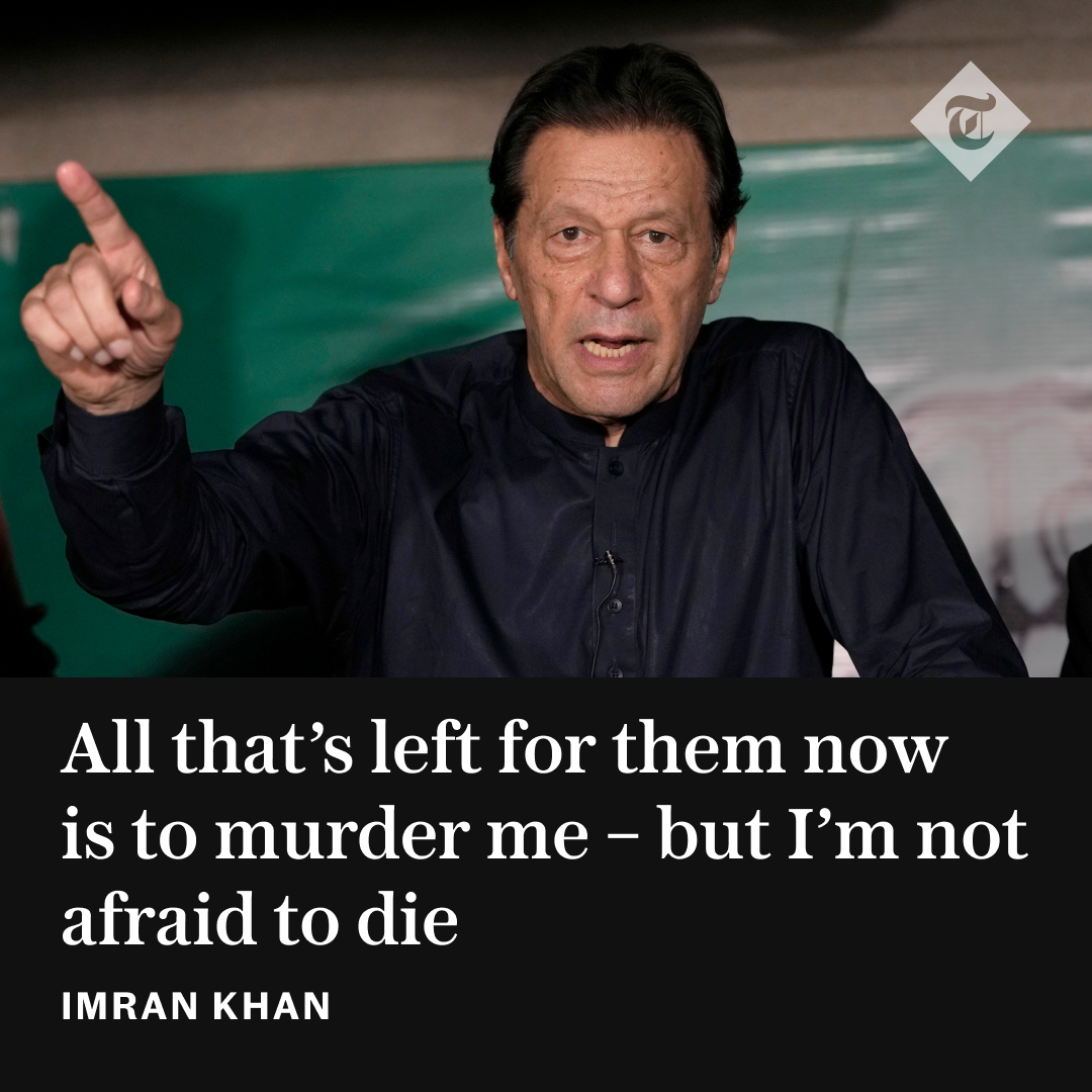 ✍️ 'The military leadership has been subjected to overt criticism at a level unseen before in our history. The government is a laughing stock' From his prison cell, former Pakistani prime minister, @ImranKhanPTI, writes exclusively for The Telegraph ⬇️ telegraph.co.uk/world-news/202…