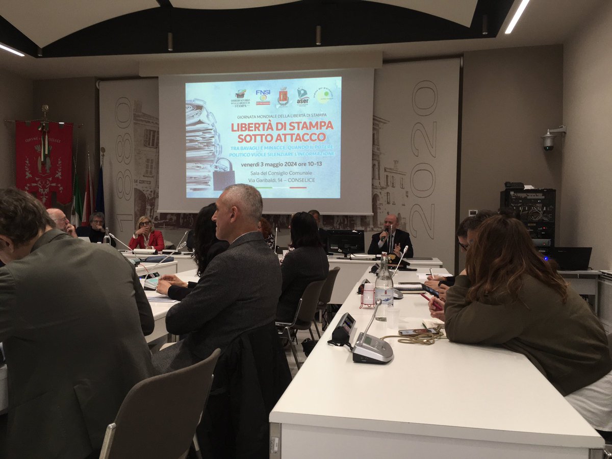 #WorldPressFreedomDay #WPFD2024 La #Fnsi a #Conselice per celebrare la Giornata mondiale della libertà di stampa con <a href="/silvestroram/">silvestro ramunno</a> Ordine #giornalisti Emilia Romagna per parlare di libertà di stampa sotto attacco #PressFreedom <a href="/AlekRevenge/">Alessandra Costante</a> <a href="/IFJGlobal/">IFJ</a>