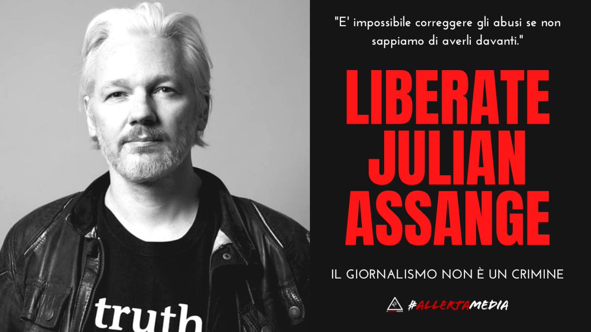 Svelare crimini non è un crimine.
#WorldPressFreedomDay #AllertaMedia #FreeAssange #STOPCENSURA