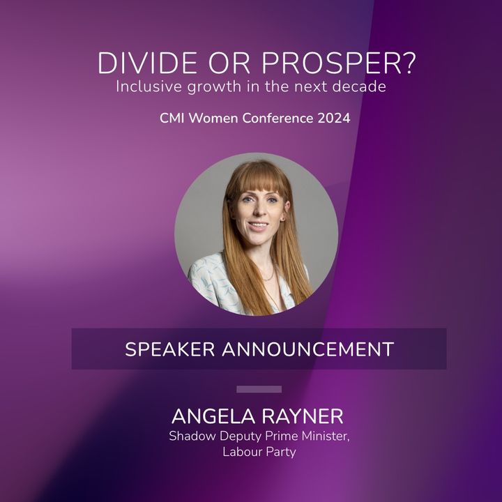 📣 SPEAKER ANNOUNCEMENT 📣 We're thrilled to announce @AngelaRayner as a keynote speaker at next week’s #CMIWomenConference! Be sure to register below for invaluable insights throughout the event 👇 🎟️ Register here: bit.ly/3POjasf