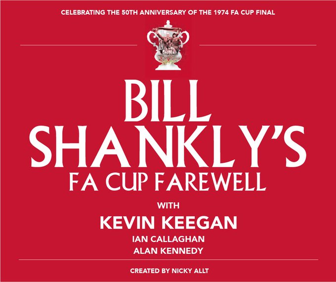 BE THERE for a night of nights. It's was a big day for @LiverpoolFC in May 1974 - and it'll be another big day when the legendary #KevinKeegan returns to #Liverpool to celebrate Bill Shankly's FA Cup Farewell #LFC #LivCity on Wed 15th May. TICKETS HERE: atgtix.co/3PyJy9N