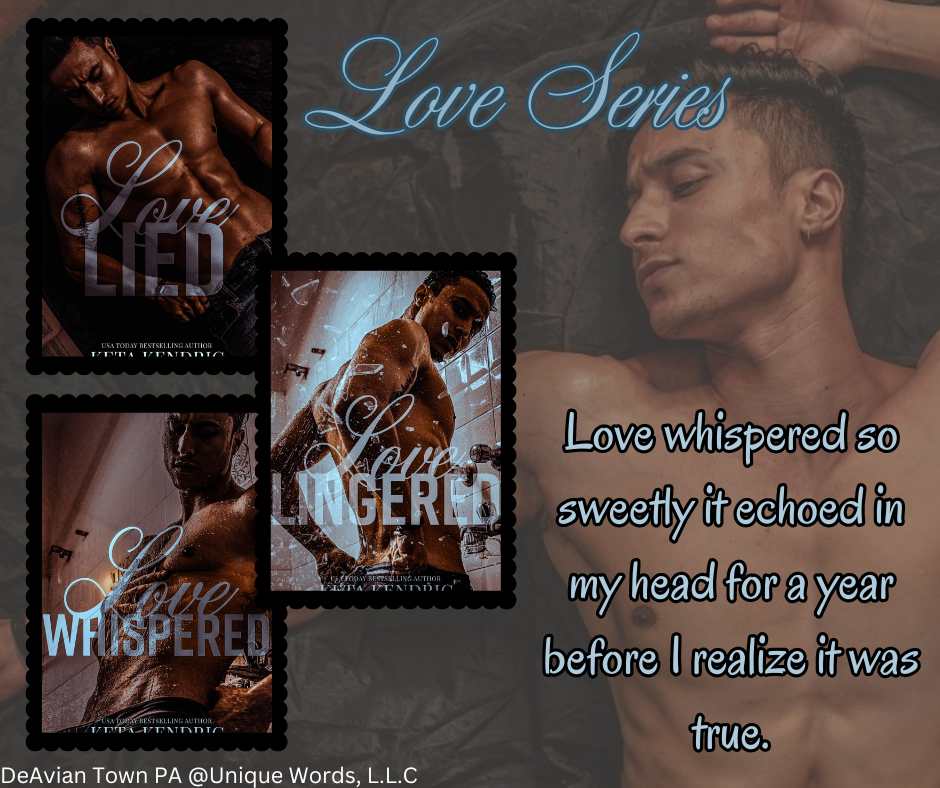 🔥🔥🔥NOW AVAILABLE 🔥🔥🔥

The Love Series is a 3-book Contemporary Romance Series that started on KindleVella.
amazon.com/dp/B0CSPNLBPN

Love Lied Book One 
Love Whispered Book Two 
Love Lingered Book Three

#ContemporaryRomance #irromance
@AuthorKetaK
@UniquelyYours2