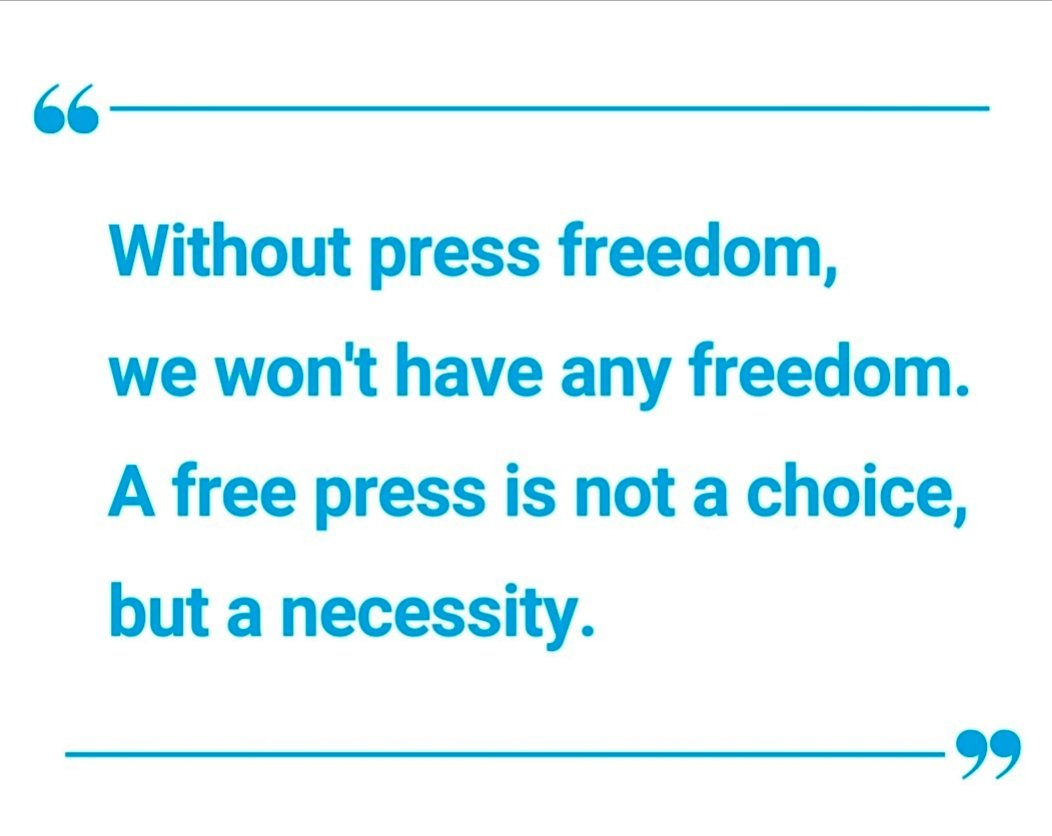 Happy press freedom day
#Indianmedia #GodiMedia #Chatumedia
