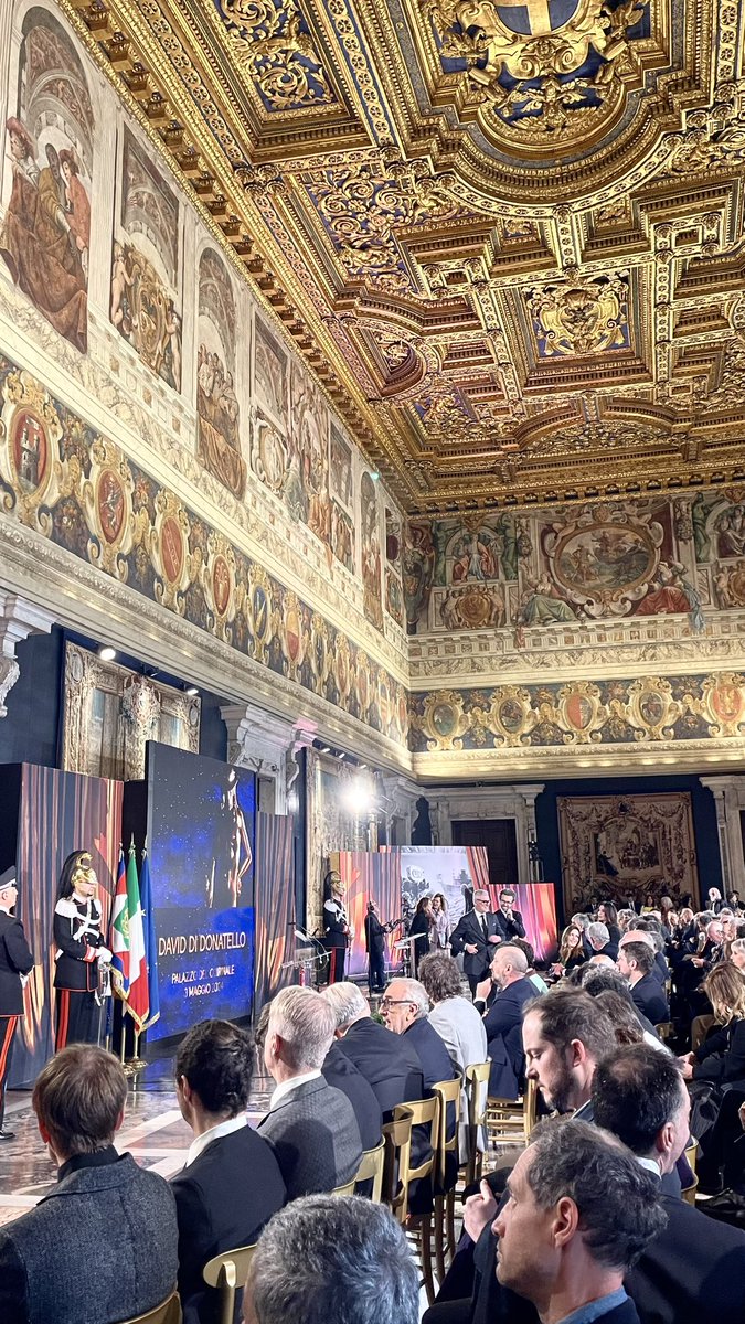 Al #Quirinale la cerimonia di presentazione dei candidati ai Premi #DavidDiDonatello 2024, segui la diretta su @RaiUno