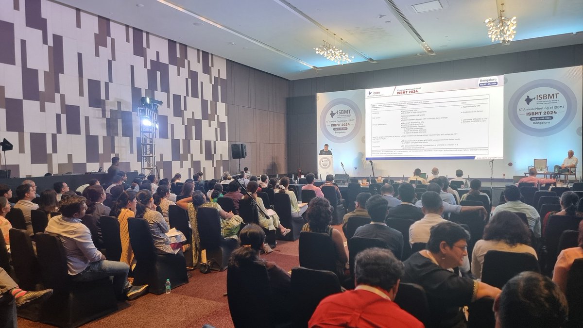 #ISBMT2024 starts with a full house.
<a href="/IsbmtU/">ISBMT_UPDATES</a>