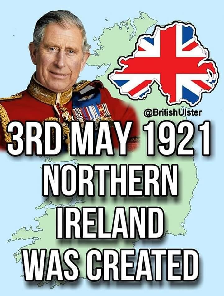 On this day - 3rd May 1921 Northern Ireland was created. Happy Birthday Northern Ireland 🇬🇧
