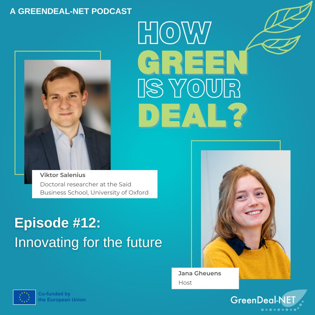 🏭 How can climate-friendly tech propel the green transition in EU industries? Explore with @VMSalenius the European green innovation landscape & what can be improved to cultivate optimal conditions for green innovation to reduce polluting practices 🍃 🎧 greendealnet.eu/podcast-12-inn…