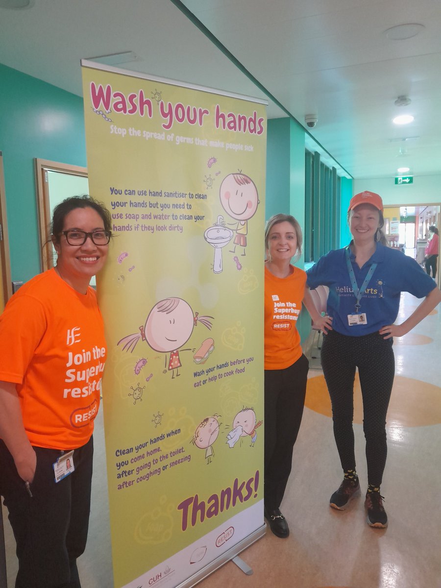 Promotion in our some of our Paediatric areas for World Hand Hygiene Day - great engagement with hand hygiene experiments colouring competitions