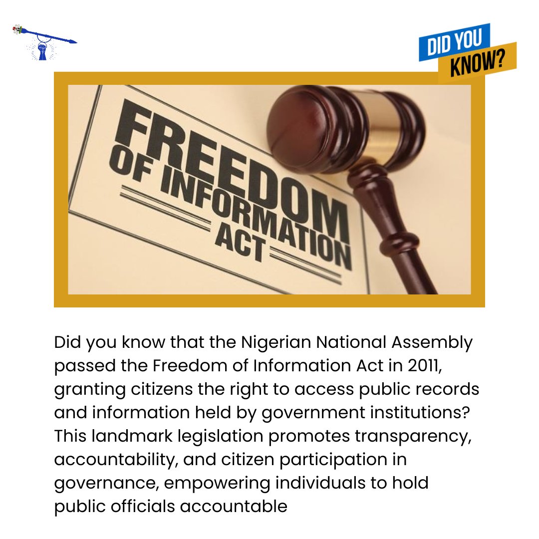 Do you think the FOIA has been effective in promoting transparency in government? Let us know your thoughts in the comments below. 

#DemocracyRadio 
#DidYouKnow